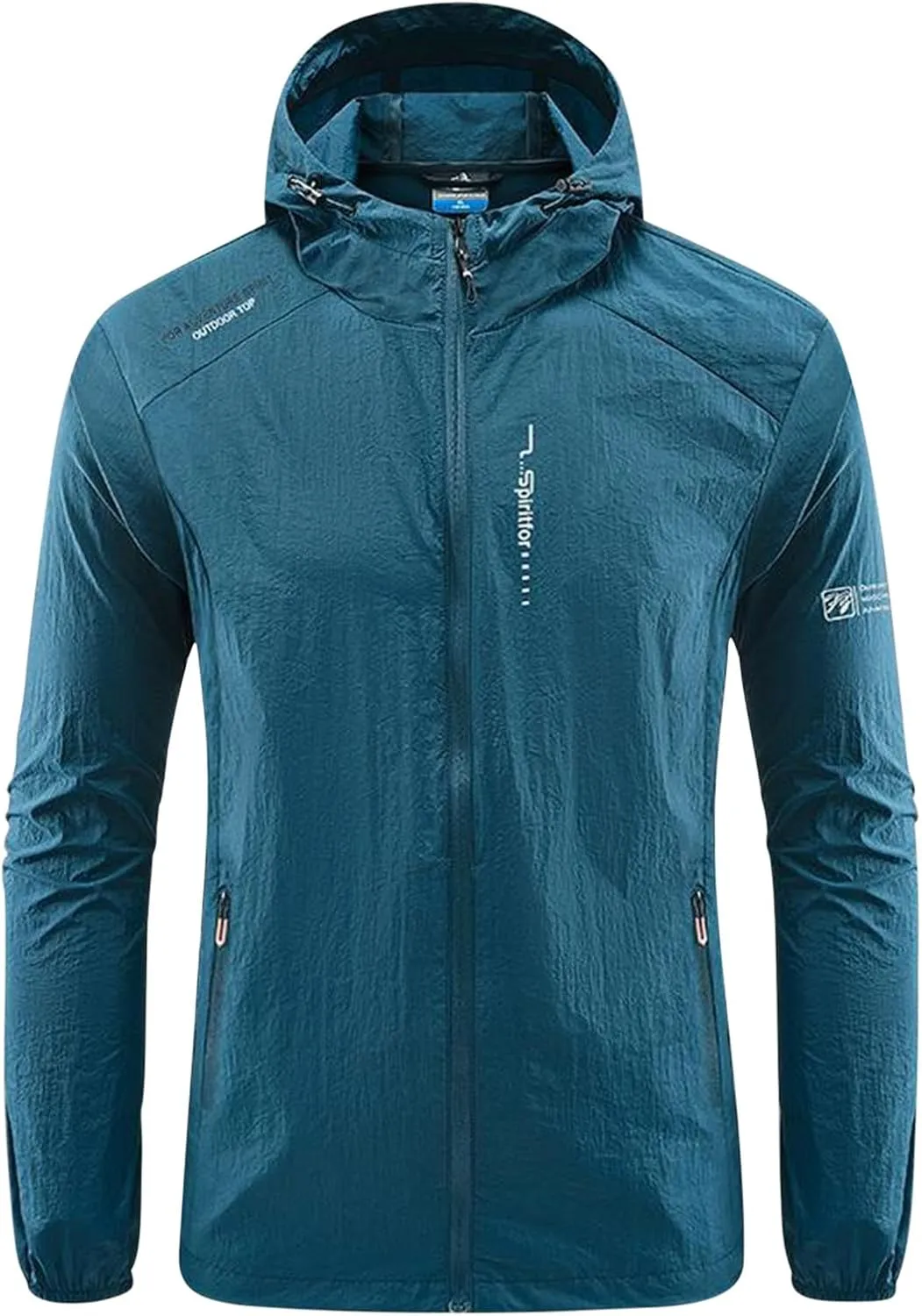 Men's Hoodie Jackets Outdoor Waterproof Hooded Lightweight Tactical Jacket Water Resistant Soft Shell Winter Coats