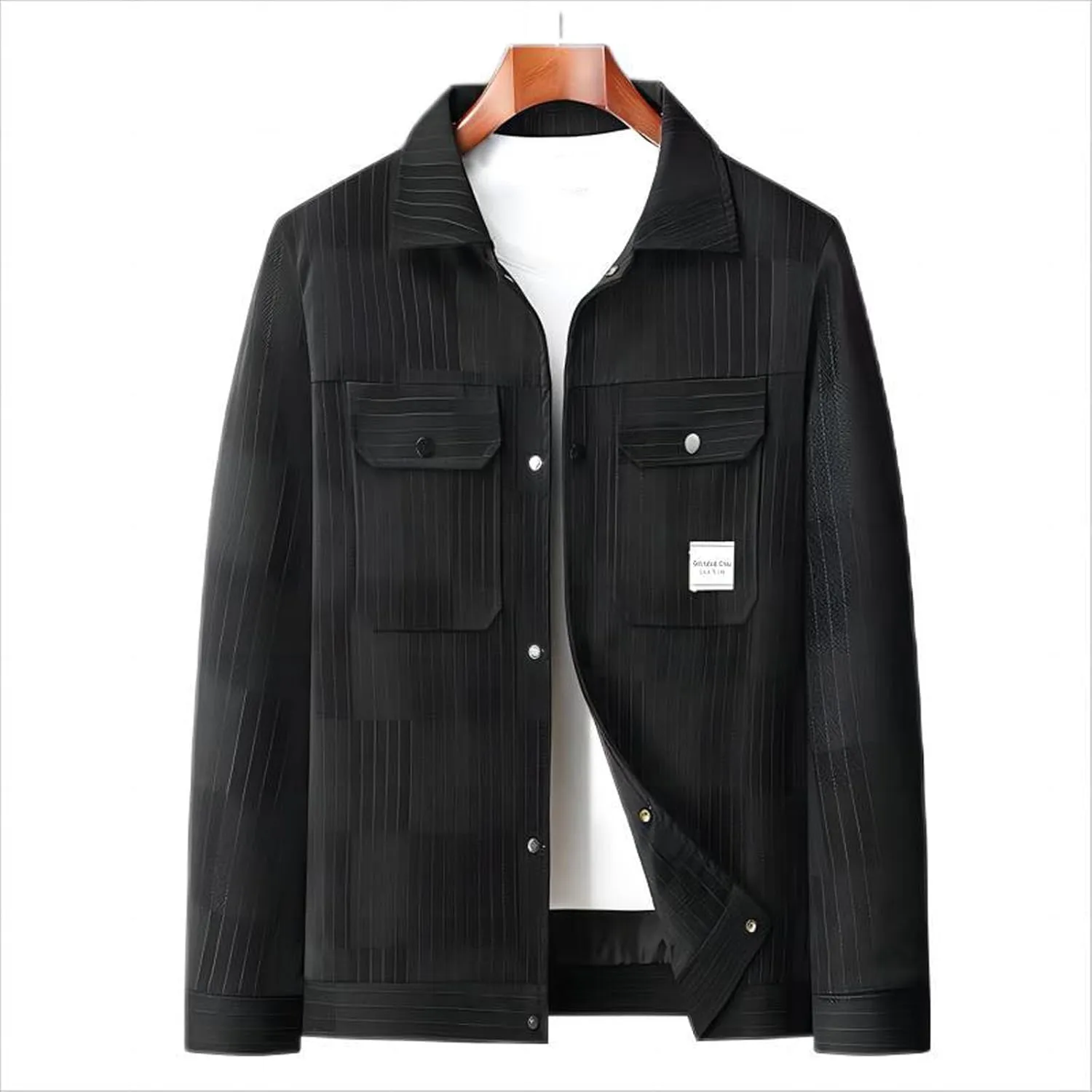 Mens Lightweight Bomber Jacket Plaid Fashion Button Down Windbreaker Warm Jackets Casual Soft Blazer Outerwear