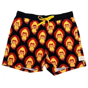Men's Stretchy Trunks: Orangutan