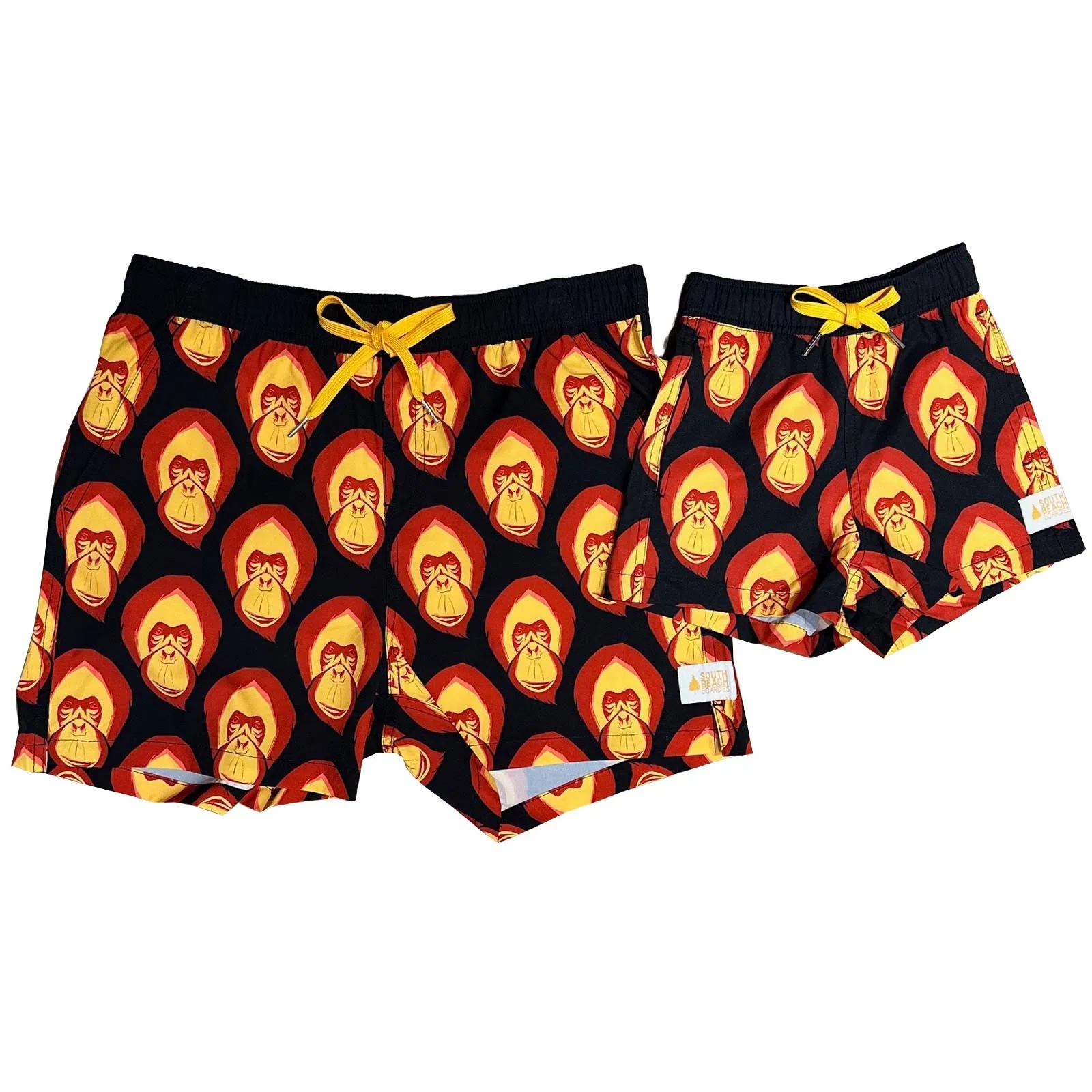 Men's Stretchy Trunks: Orangutan