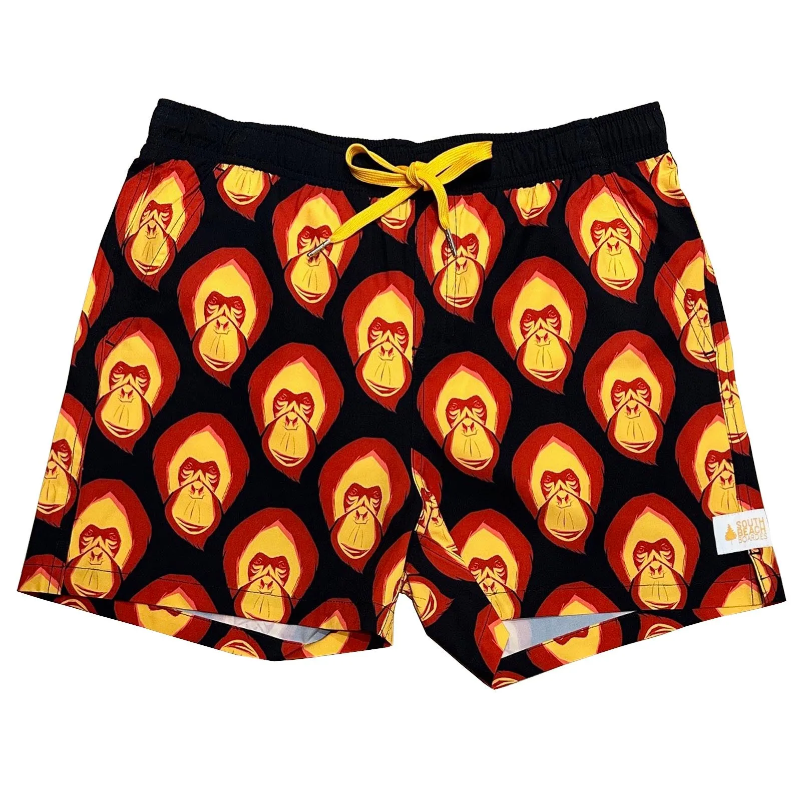 Men's Stretchy Trunks: Orangutan