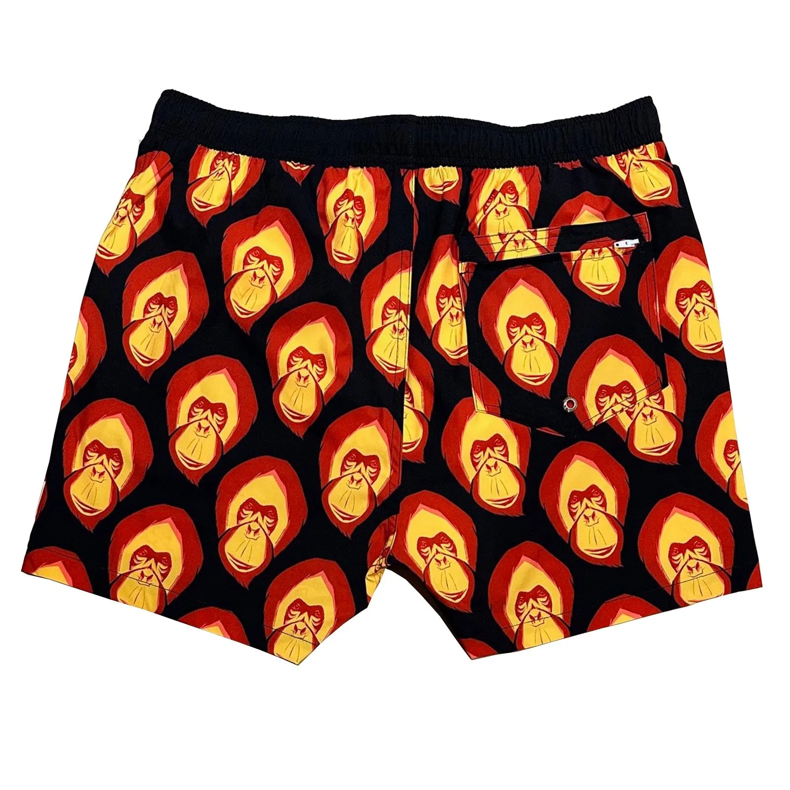 Men's Stretchy Trunks: Orangutan