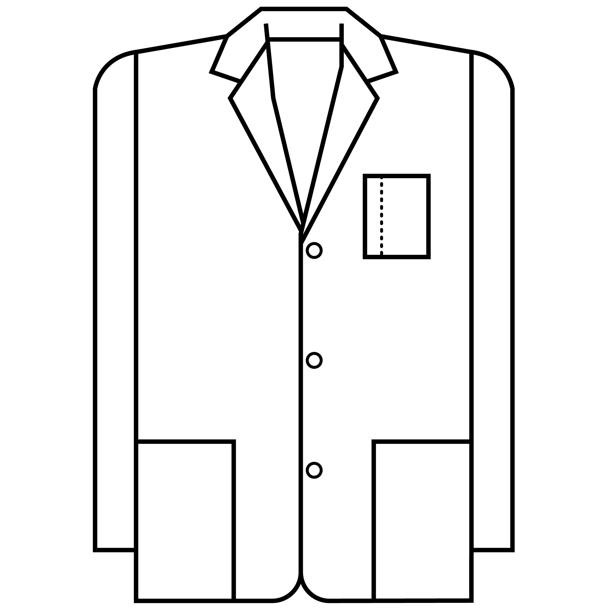 Meta Unisex 30" Consultation Labcoat