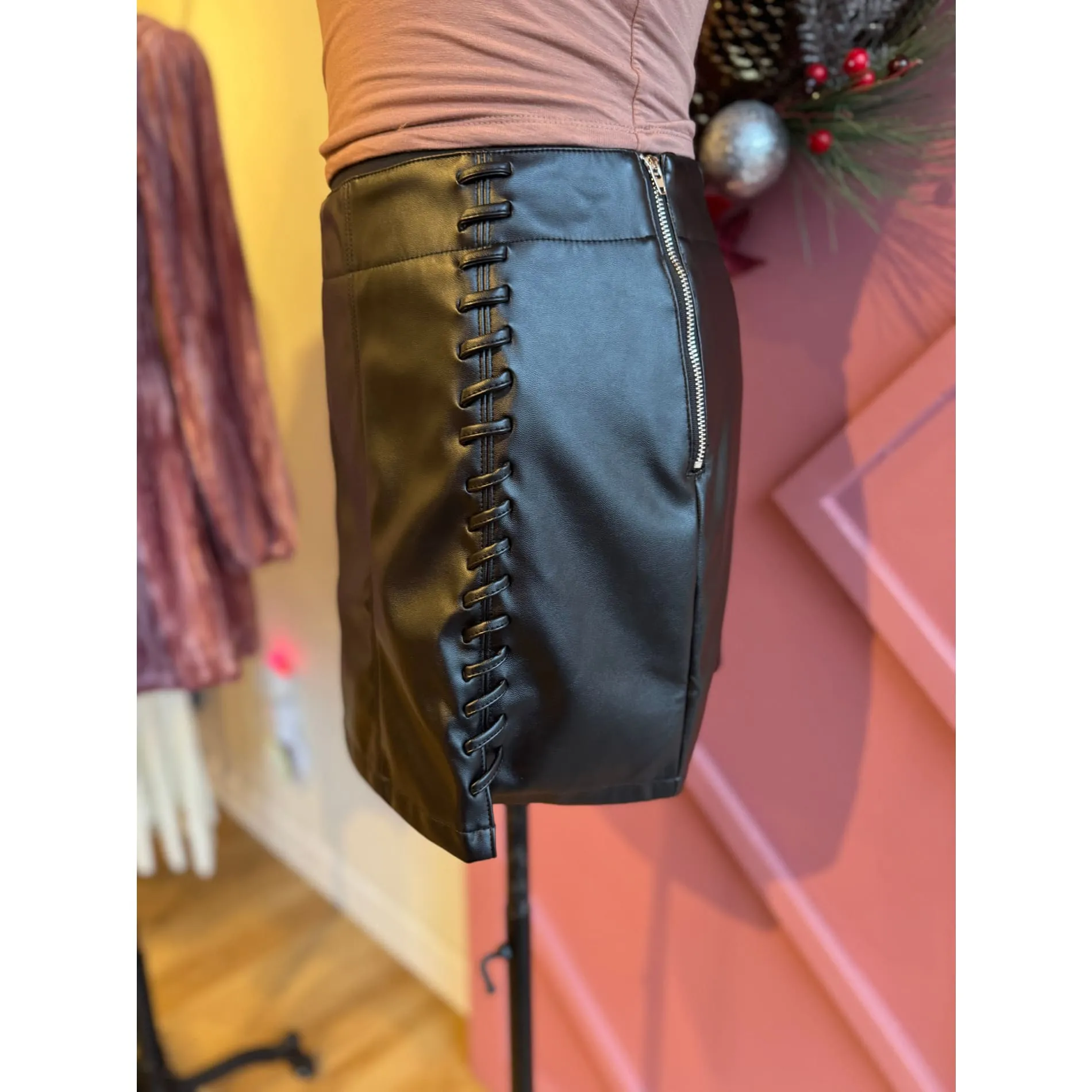 Midnight Chic Mini Skirt