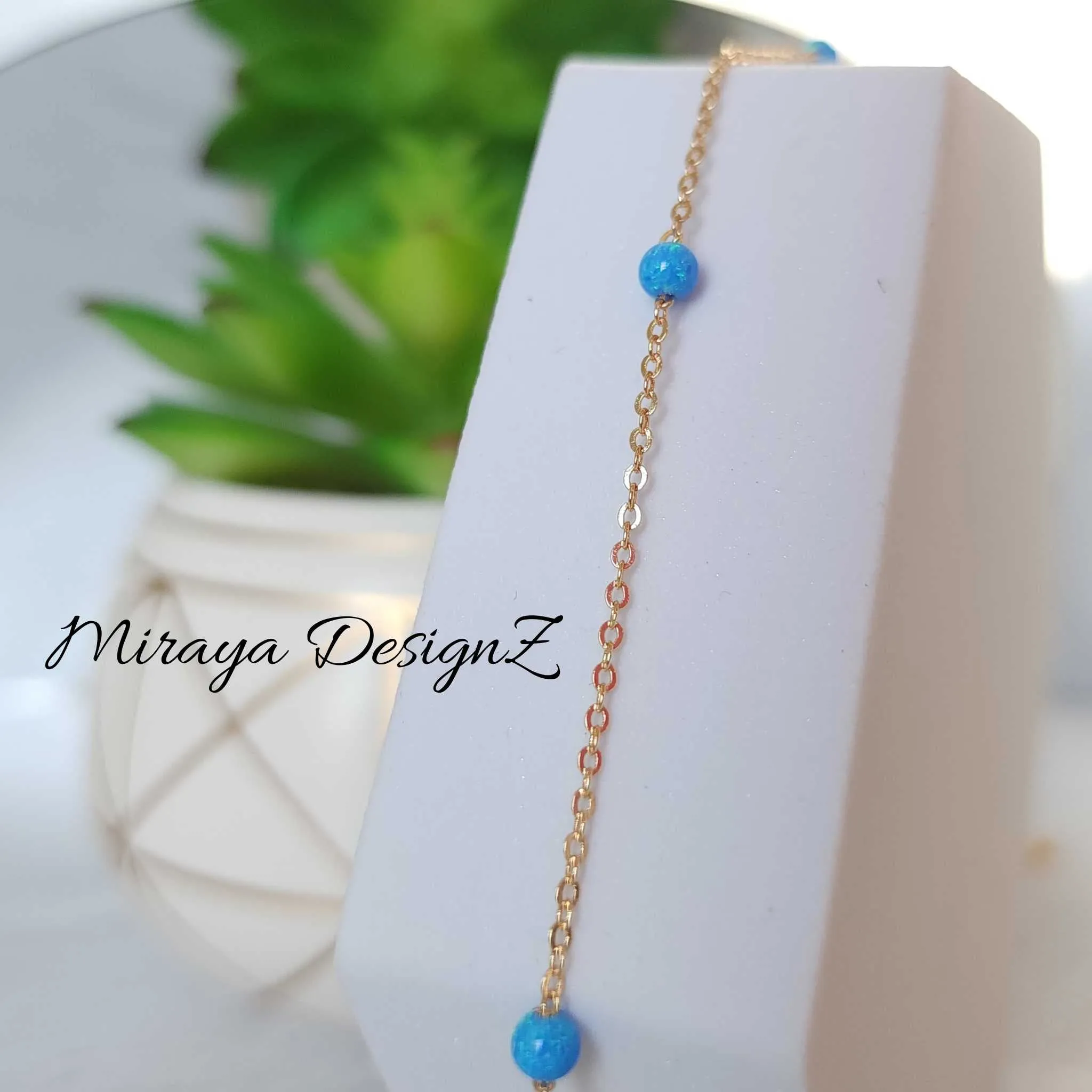Minimalist Opal Necklace