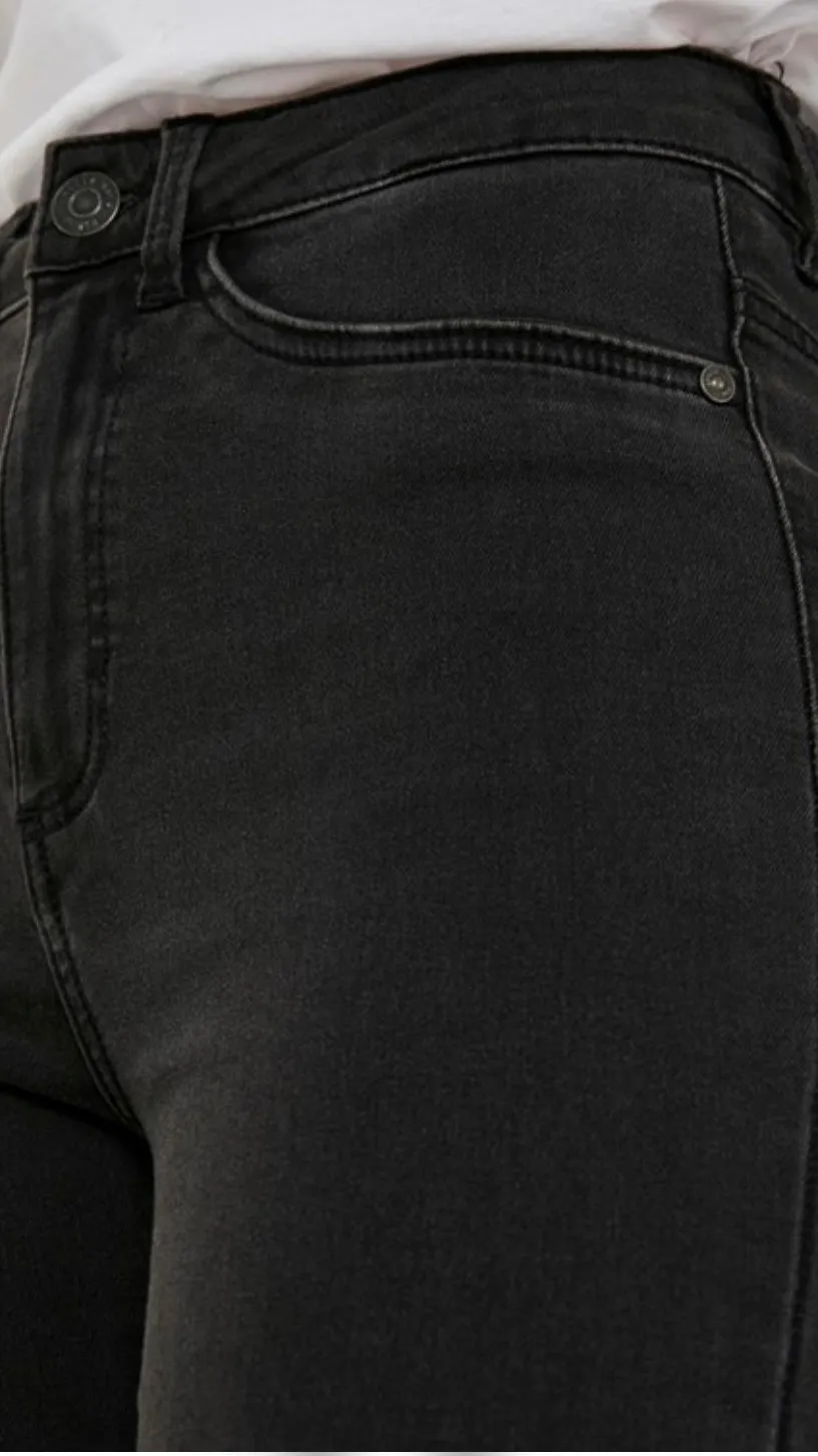 NM CALLIE HW SKINNY JEANS - BLACK