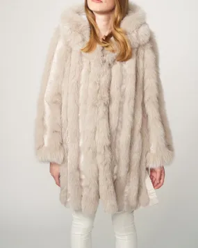 Reversible Techno Travel Coat Beige