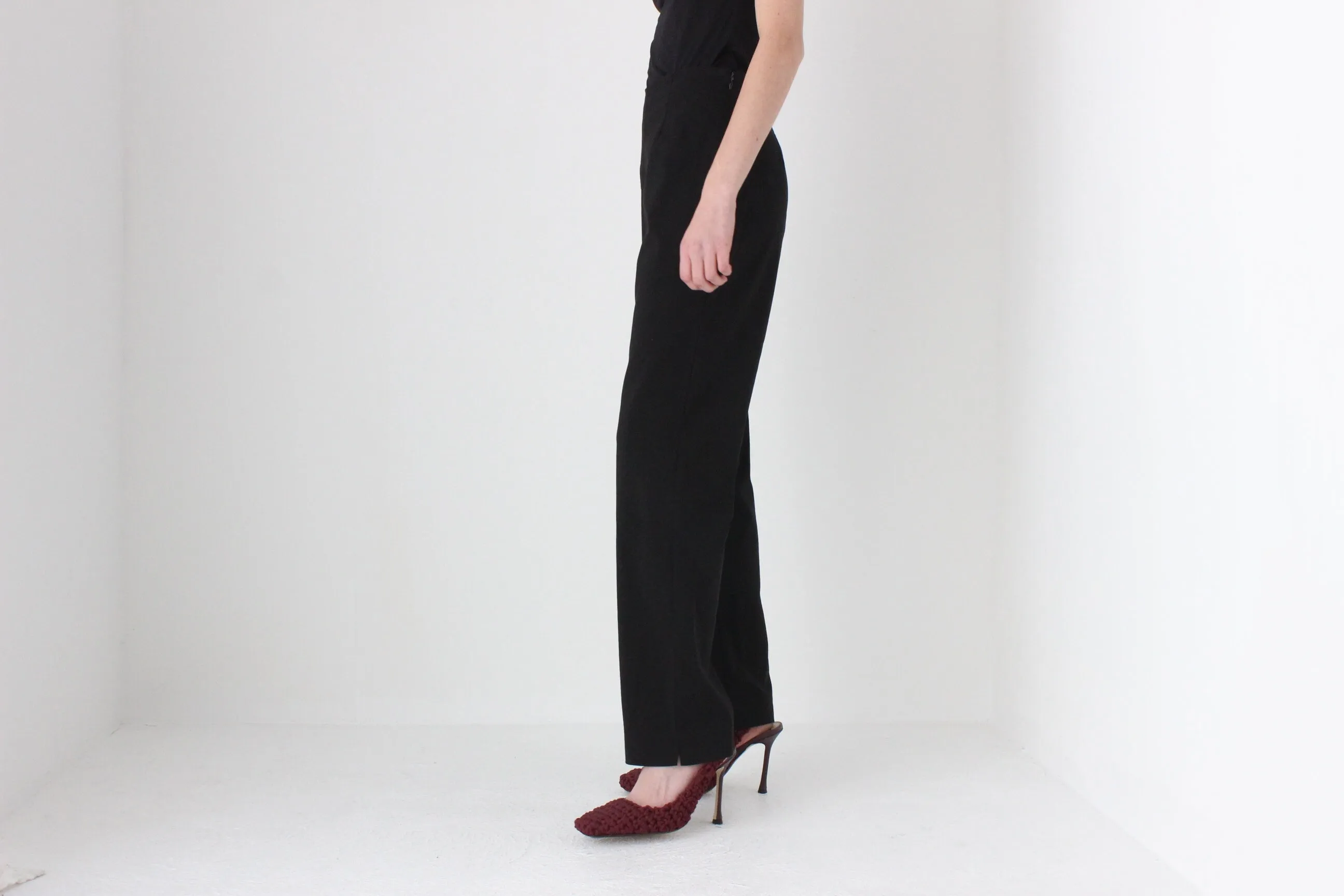 Sexy Y2K Lycra Blend Slim Fit Pants