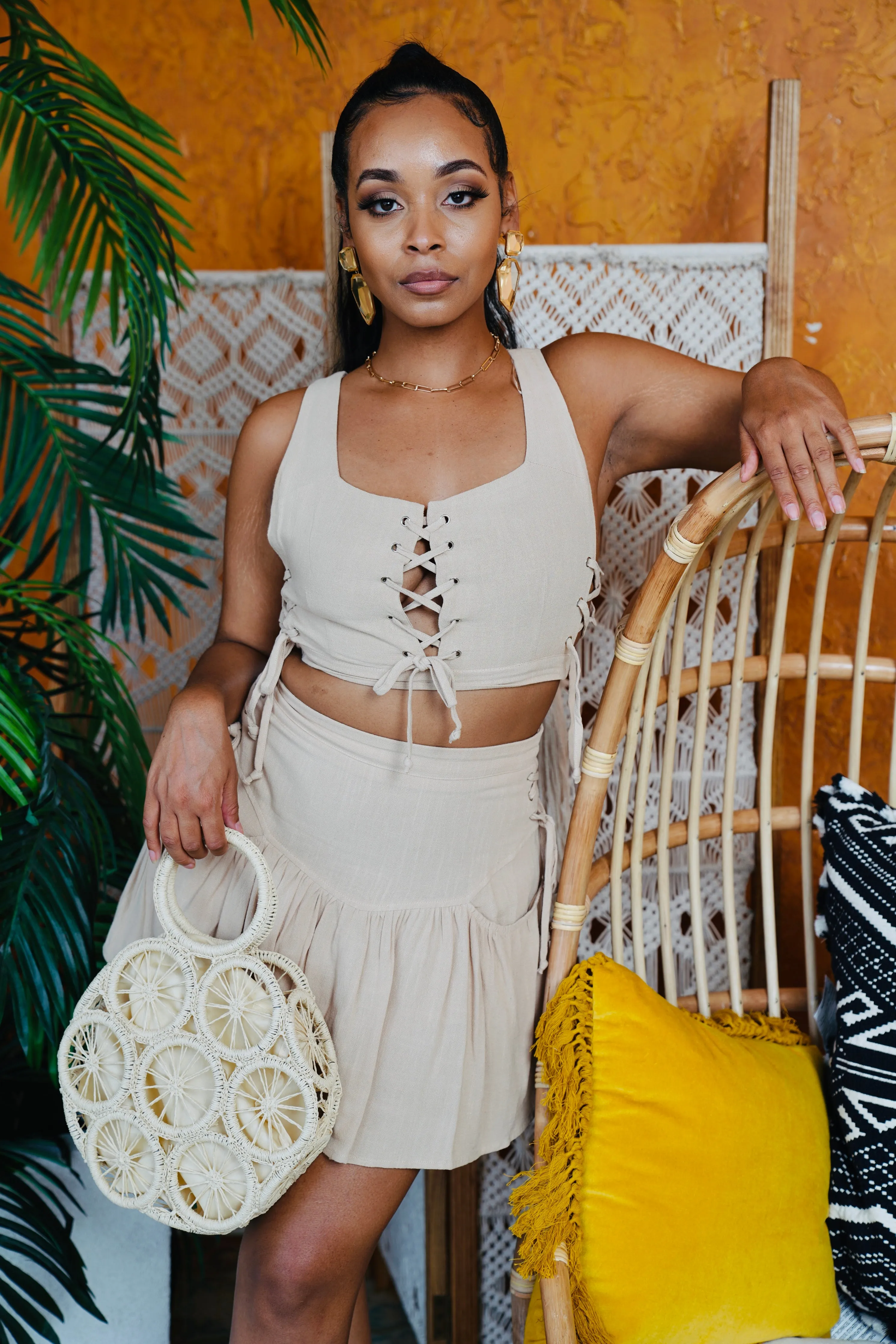 Shaded Twins Skirt Set