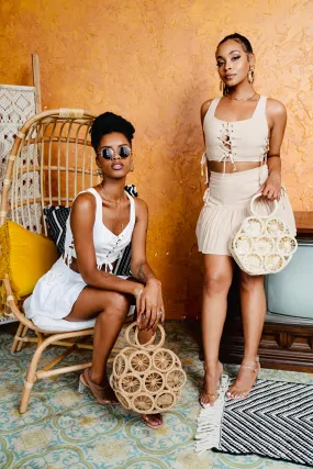 Shaded Twins Skirt Set