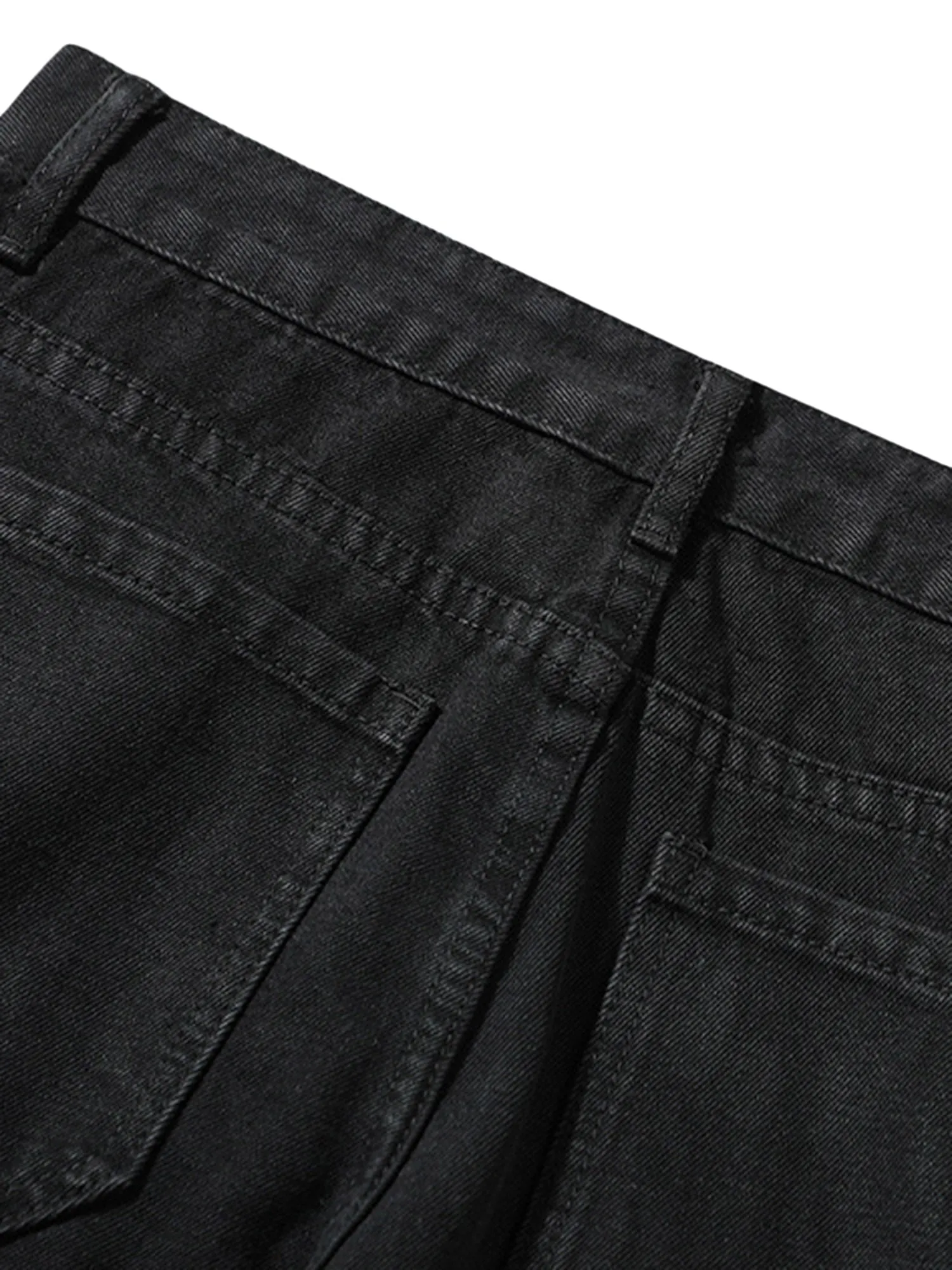 Sneakerhill High Street Strappy Straight Leg Casual Work Jeans - 2018