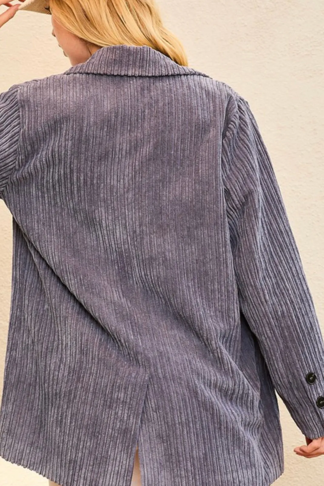SOFT CORDUROY BLAZER