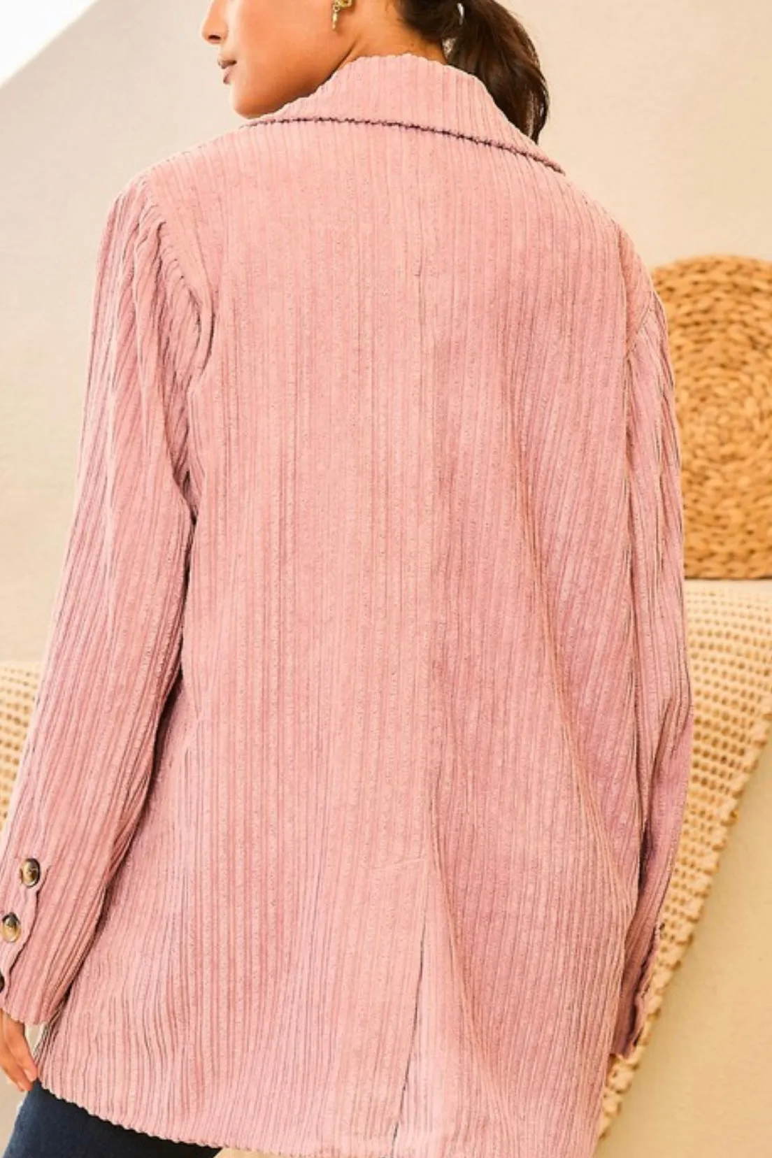 SOFT CORDUROY BLAZER