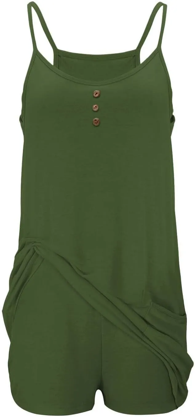 Tennis Dress for Women Built-in Shorts Casual Sleeveless Spaghetti Strap Sundress Workout Athletic Dress with Pocket