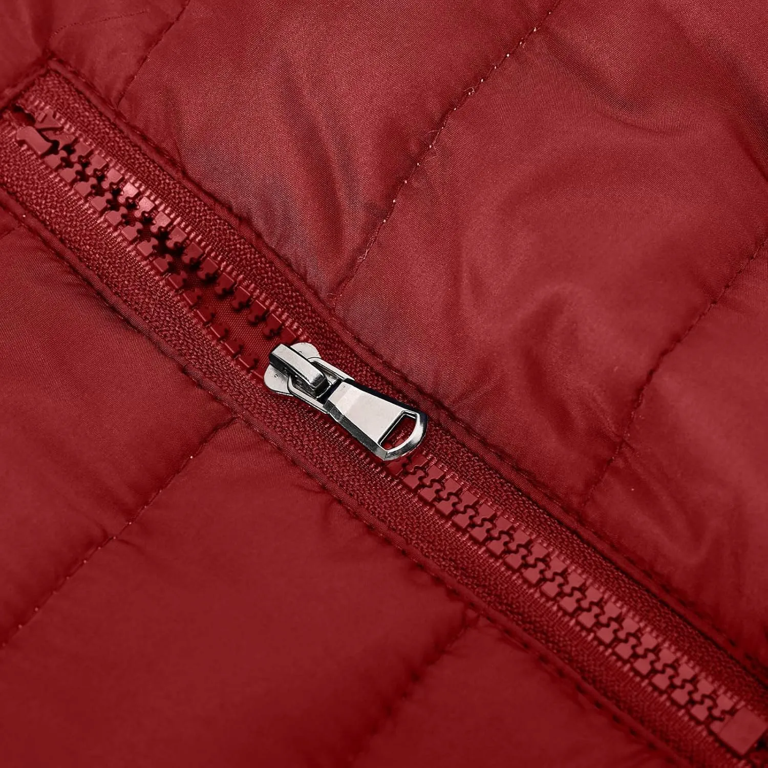 Winter Jackets for Men Zip Lightweight Hooded Puffer Jacket Padded Warm Coat Packable Quilted Insulated Down Jacket