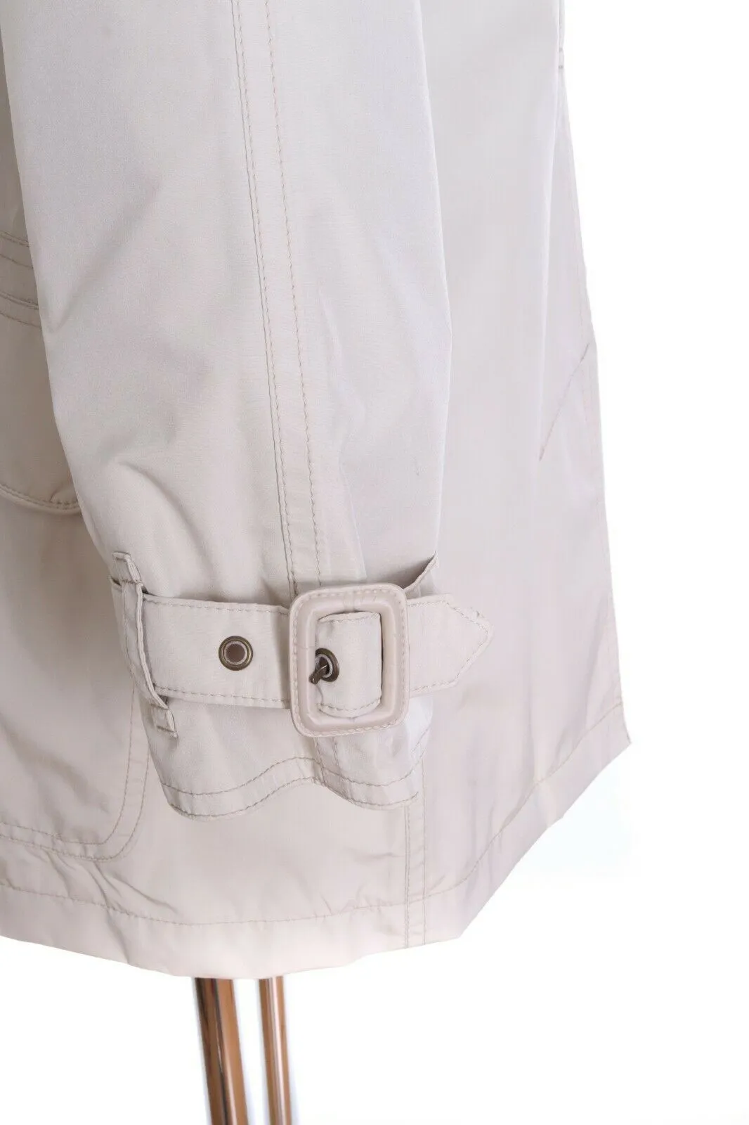 Women's BARBOUR Beige L1877 Featherweight Valerie Short Coat Size uk 14 us 10