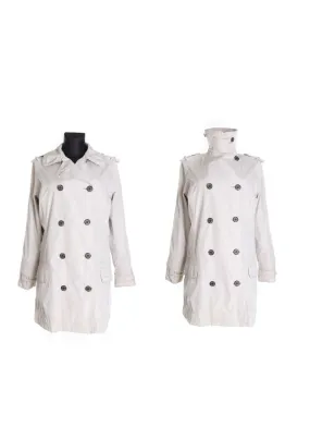 Women's BARBOUR Beige L1877 Featherweight Valerie Short Coat Size uk 14 us 10
