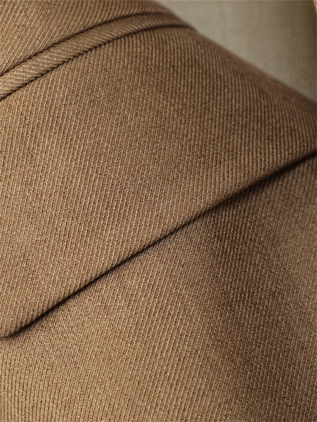 Women's Office Wrap Blazer Soft Mix Double Breasted Casual Business Blazer