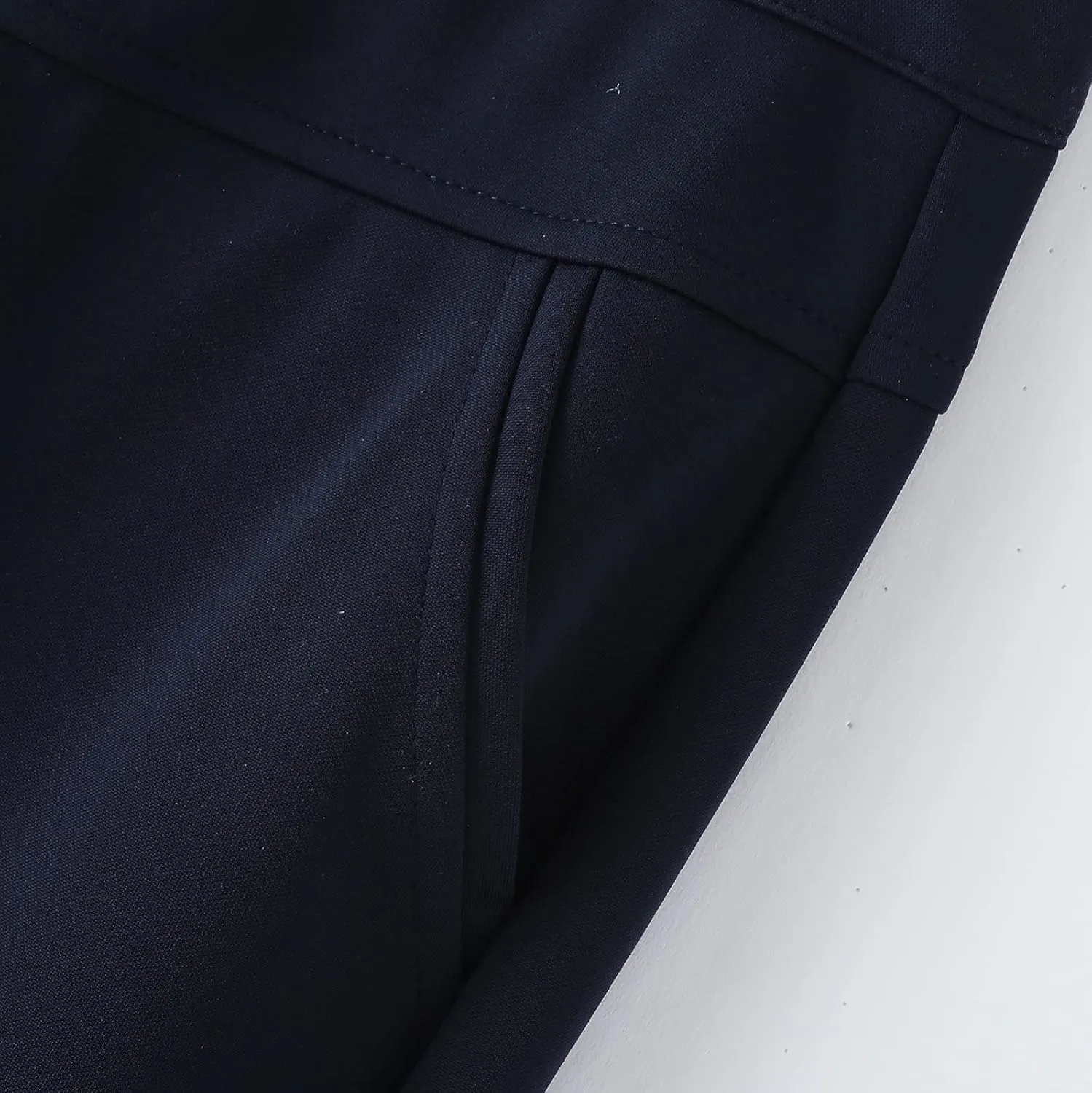 YOLAI Women Stretchy Work Business Trousers Casual Straight Leg Flare Trousers High Waist Non Wrinkles Pants